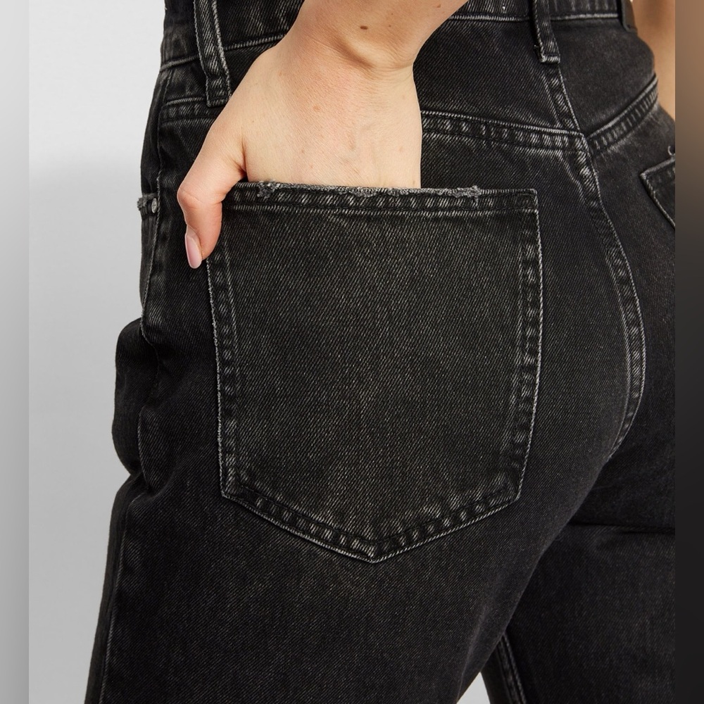 ANINE BING Sonya Straight Leg Jeans in Dark Charcoal sz26 - Picture 5 of 14